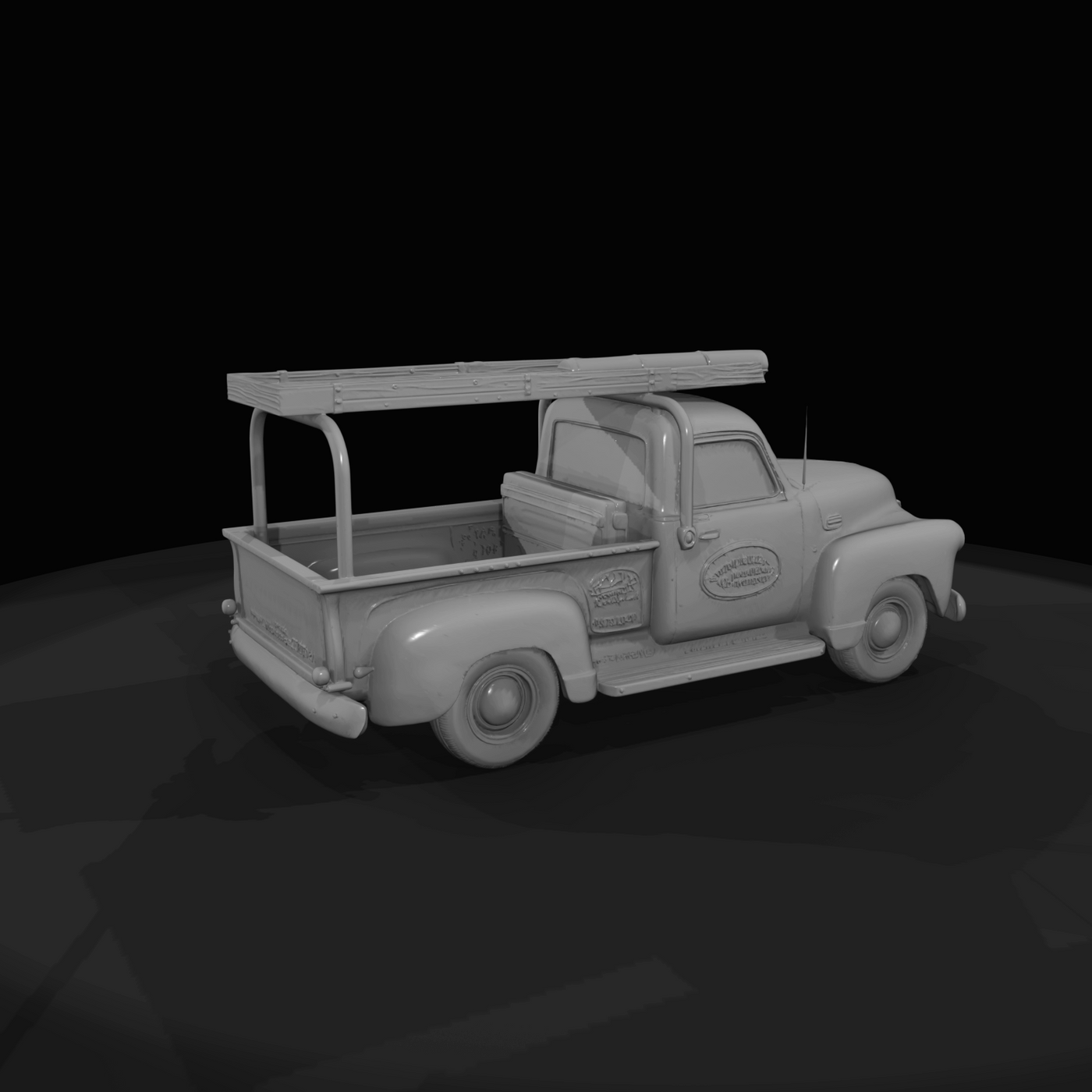 1950's Contractor Carpenter Truck