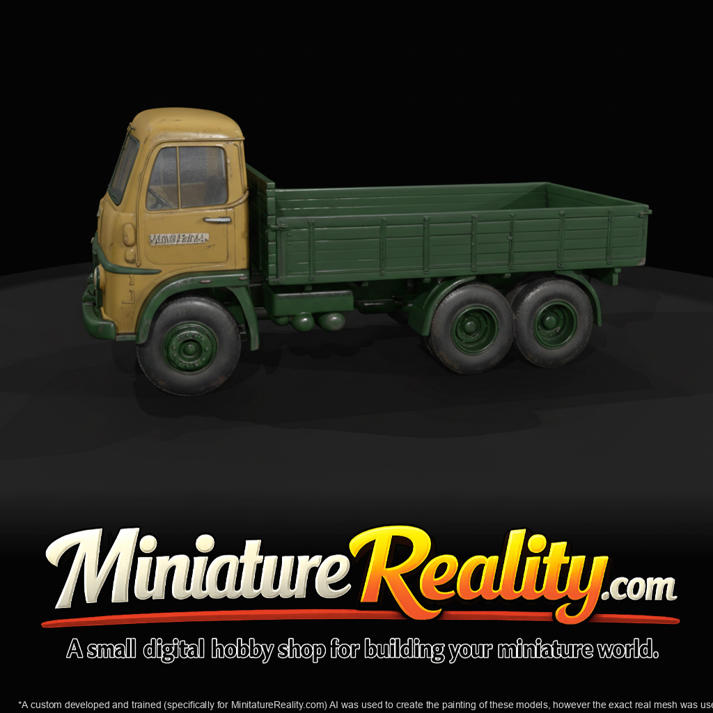 Vintage Flatbed Truck Cab Over Engine (1950s-1960s)