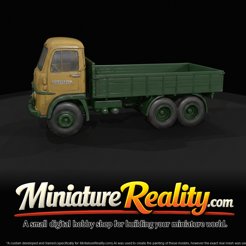 Vintage Flatbed Truck Cab Over Engine (1950s-1960s)