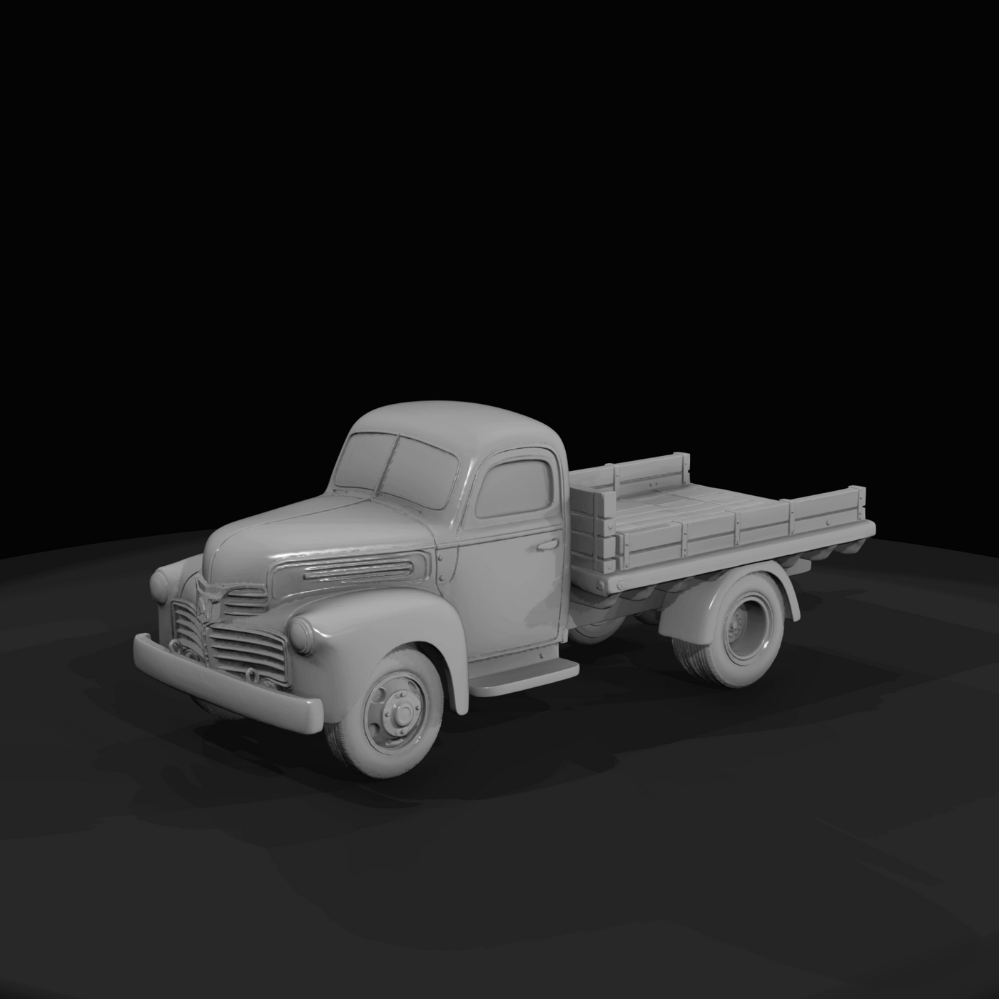 Flatbed Truck (1950s-1960s)