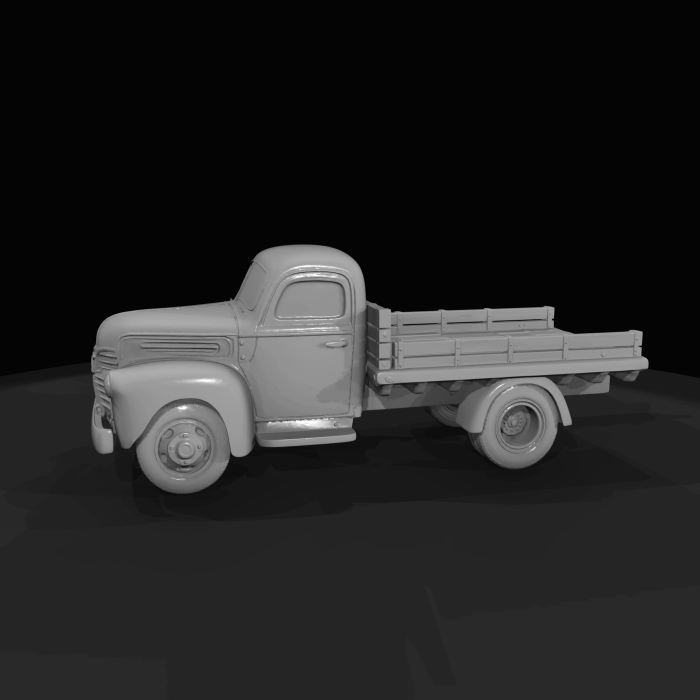 Flatbed Truck (1950s-1960s)