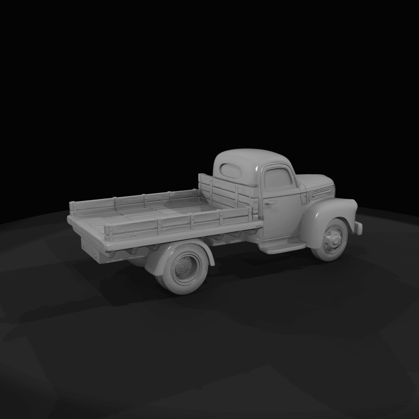 Flatbed Truck (1950s-1960s)
