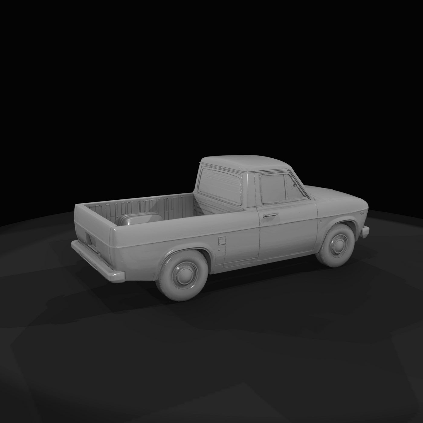 Motor Vehicle Classic Compact Pickup Truck (1960s-1970s)