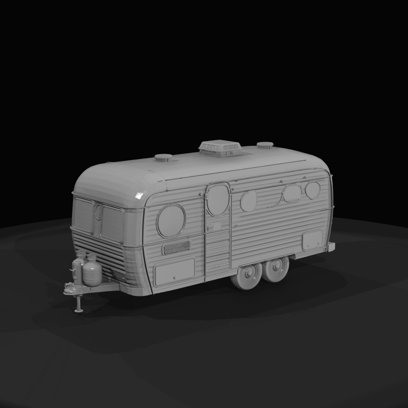 travel trailer (caravan)
