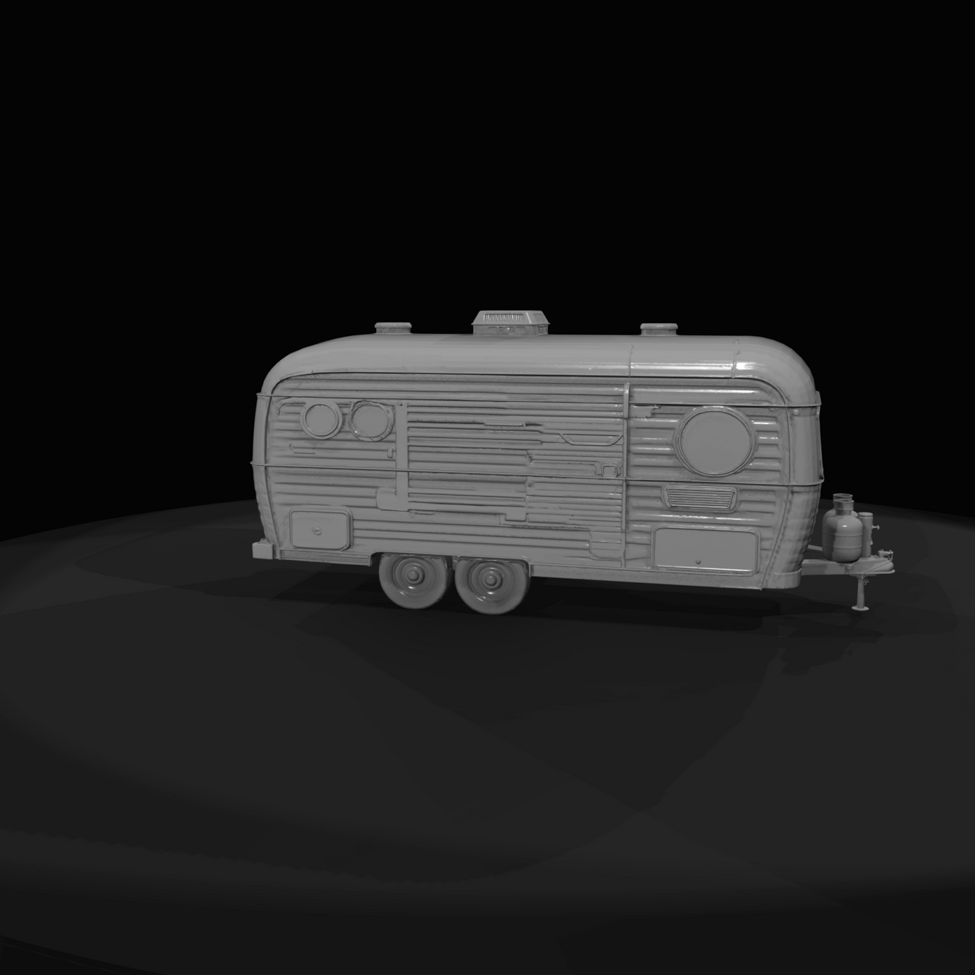 travel trailer (caravan)