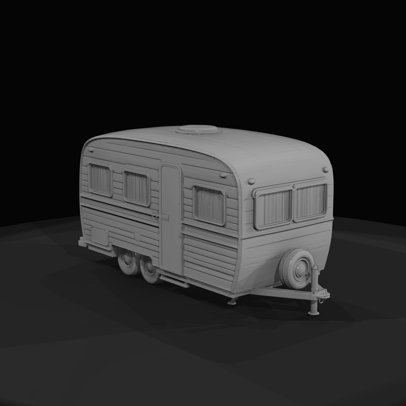 travel trailer (caravan)