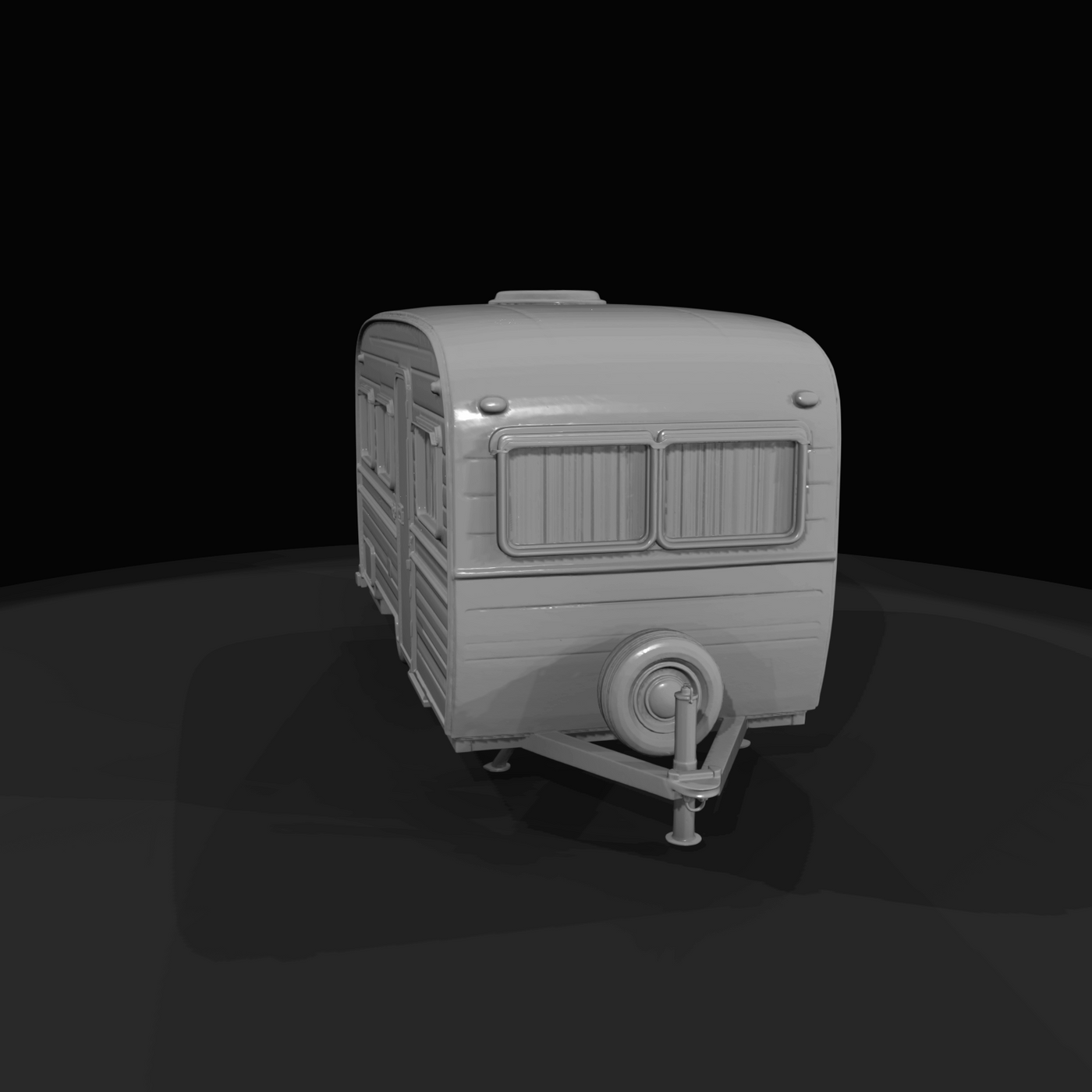 travel trailer (caravan)
