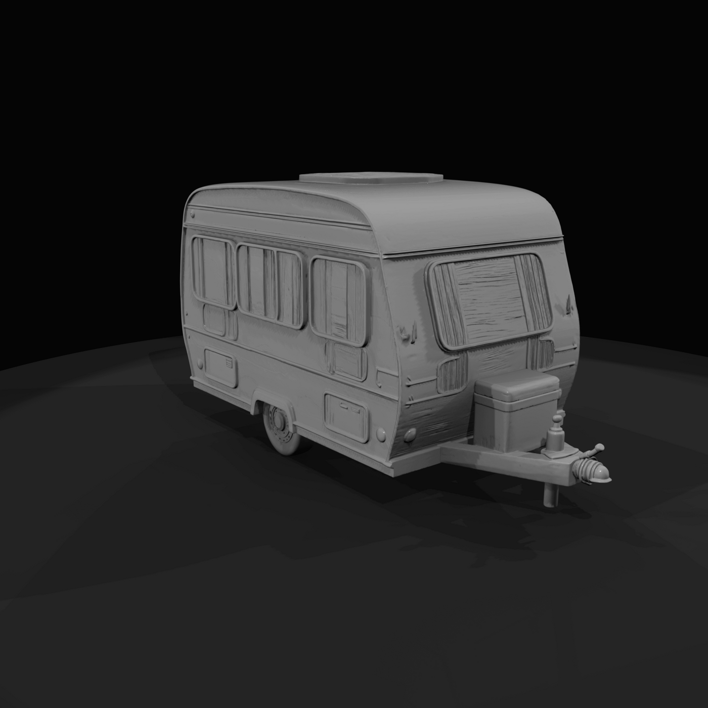 towable recreational vehicle (single-axle caravan)
