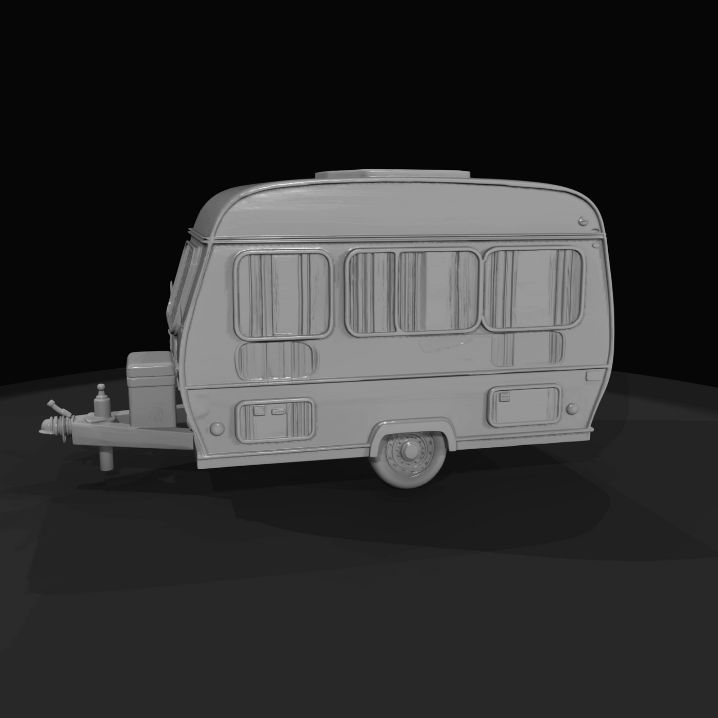 towable recreational vehicle (single-axle caravan)