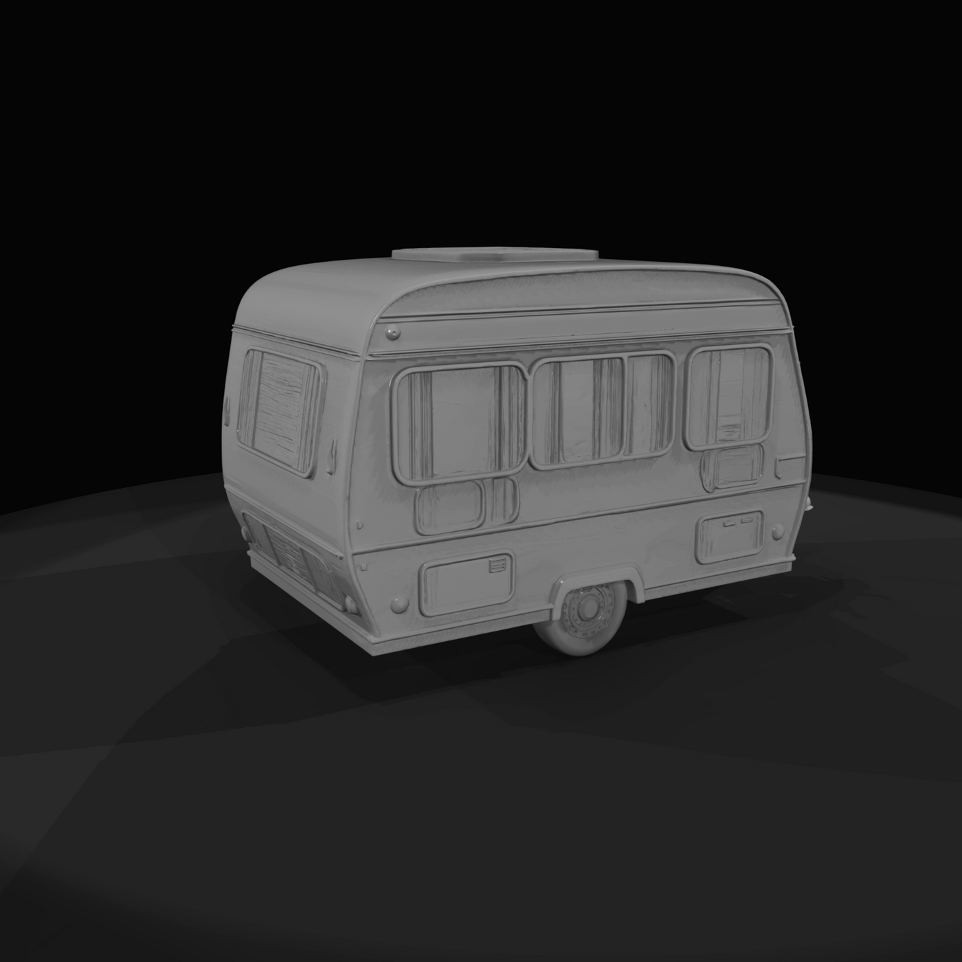 towable recreational vehicle (single-axle caravan)