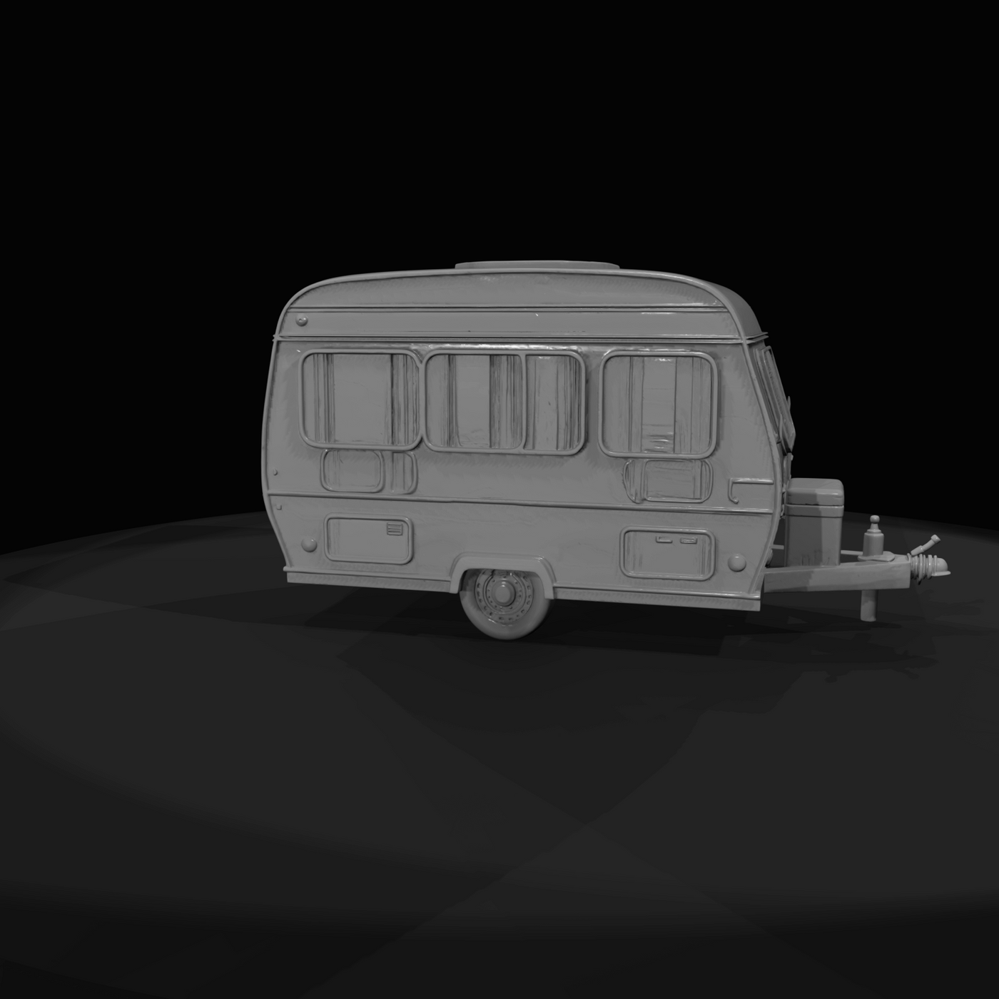 towable recreational vehicle (single-axle caravan)