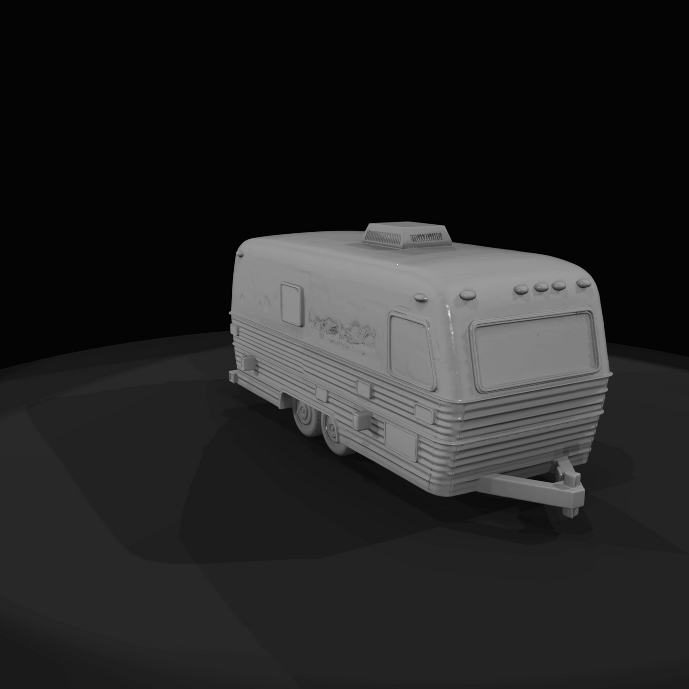 1950's Vintage Aluminum Travel Trailer