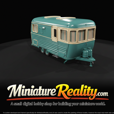 Two Axle Vintage Travel Trailer