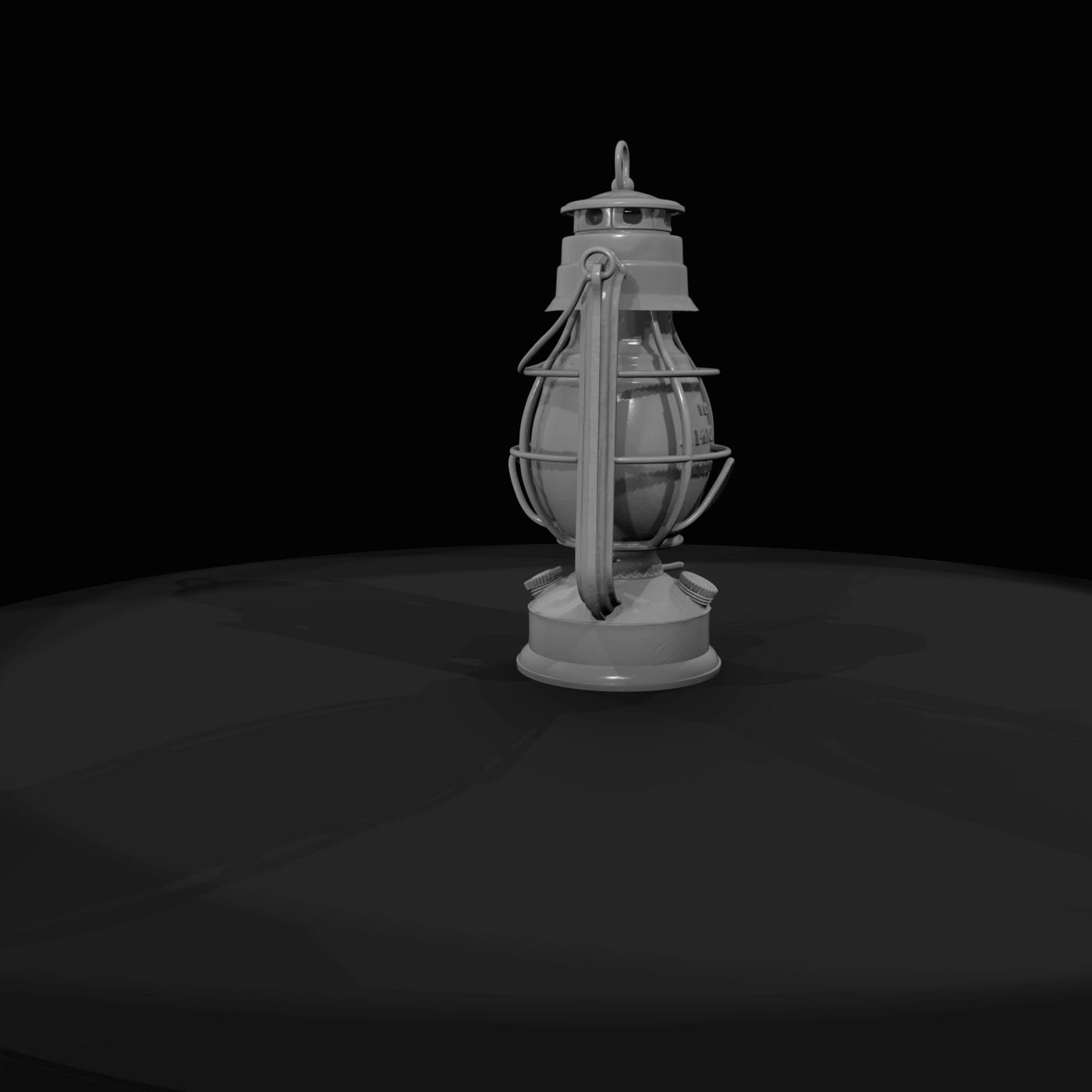 Old hanging Oil Lantern