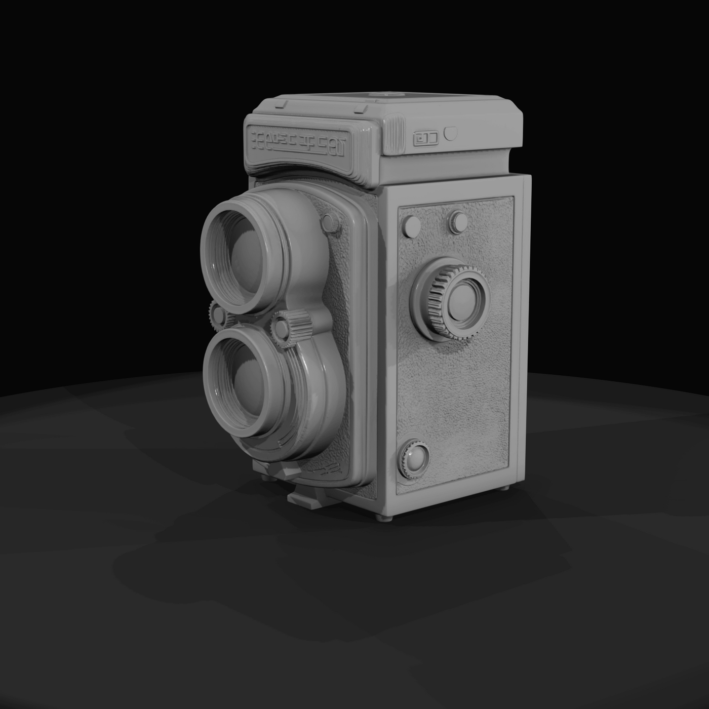 Vintage 2 lens winding Camera