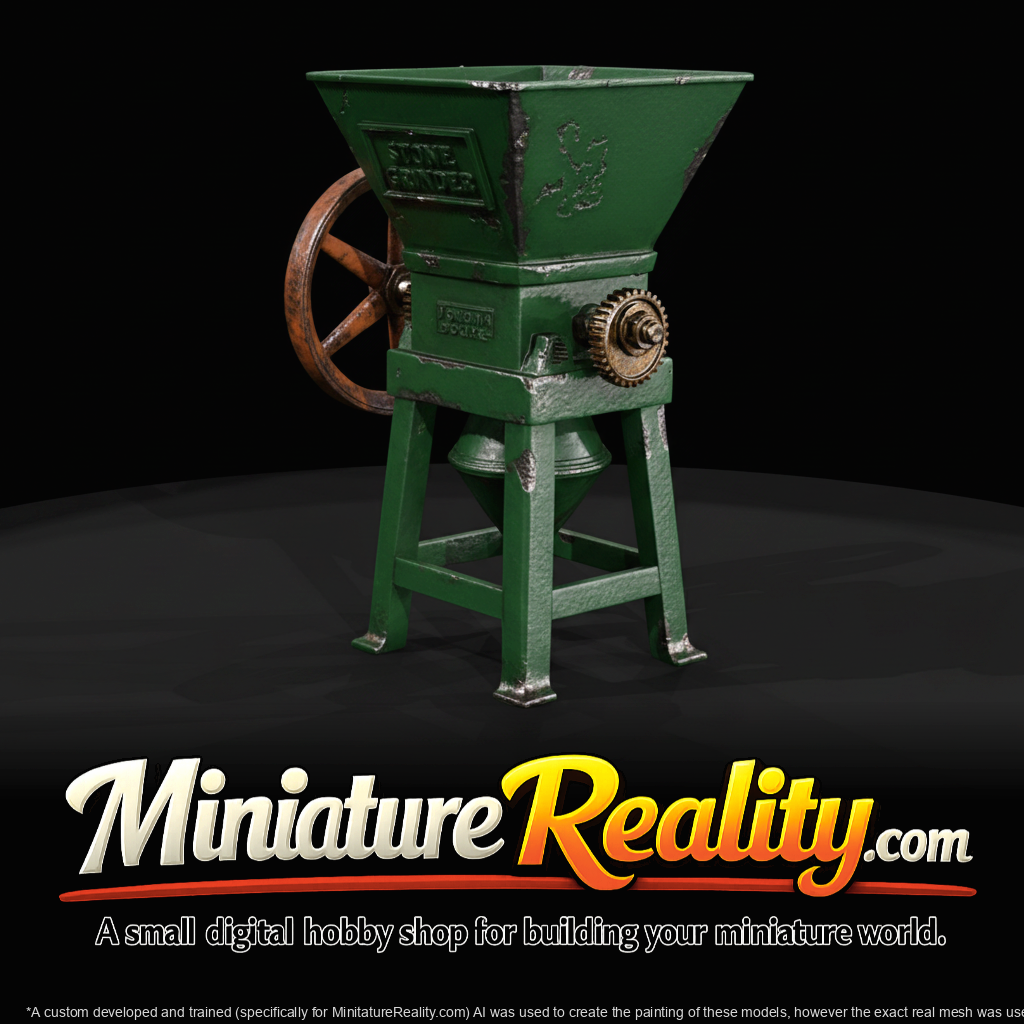 Antique Hopper Mill Grinder (estimated)