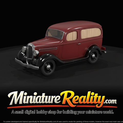 1930s Ford panel van, delivery–camper conversion (1930s) — restored, whitewall tires