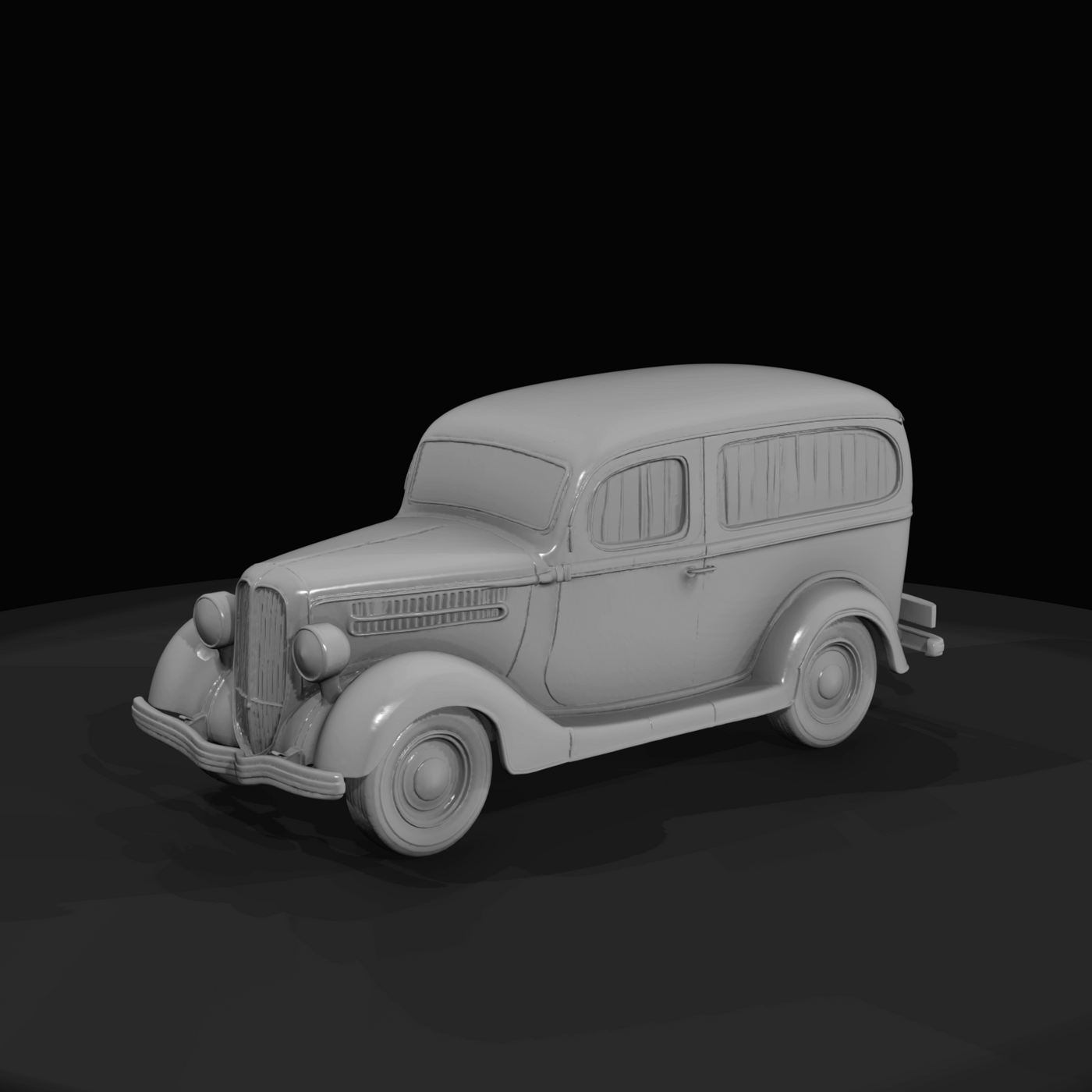 1930s Ford panel van, delivery–camper conversion (1930s) — restored, whitewall tires