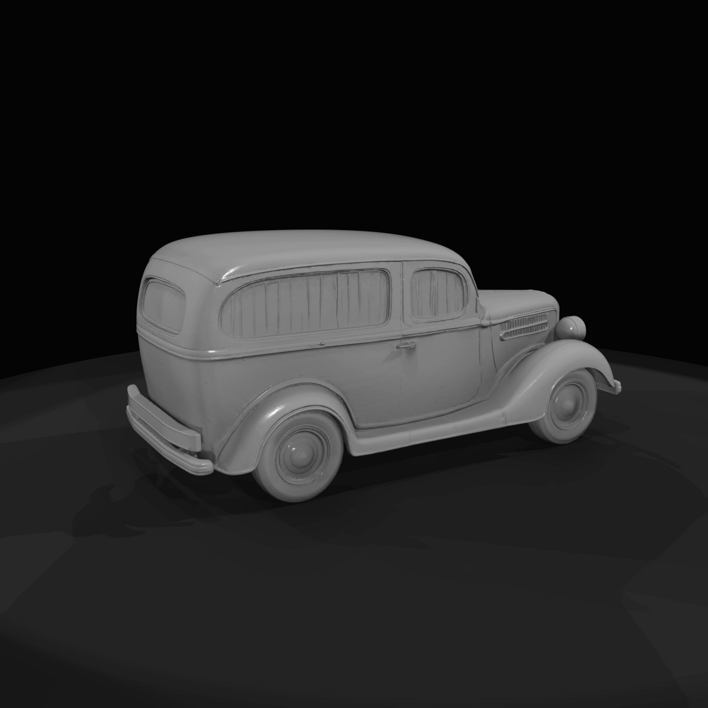1930s Ford panel van, delivery–camper conversion (1930s) — restored, whitewall tires