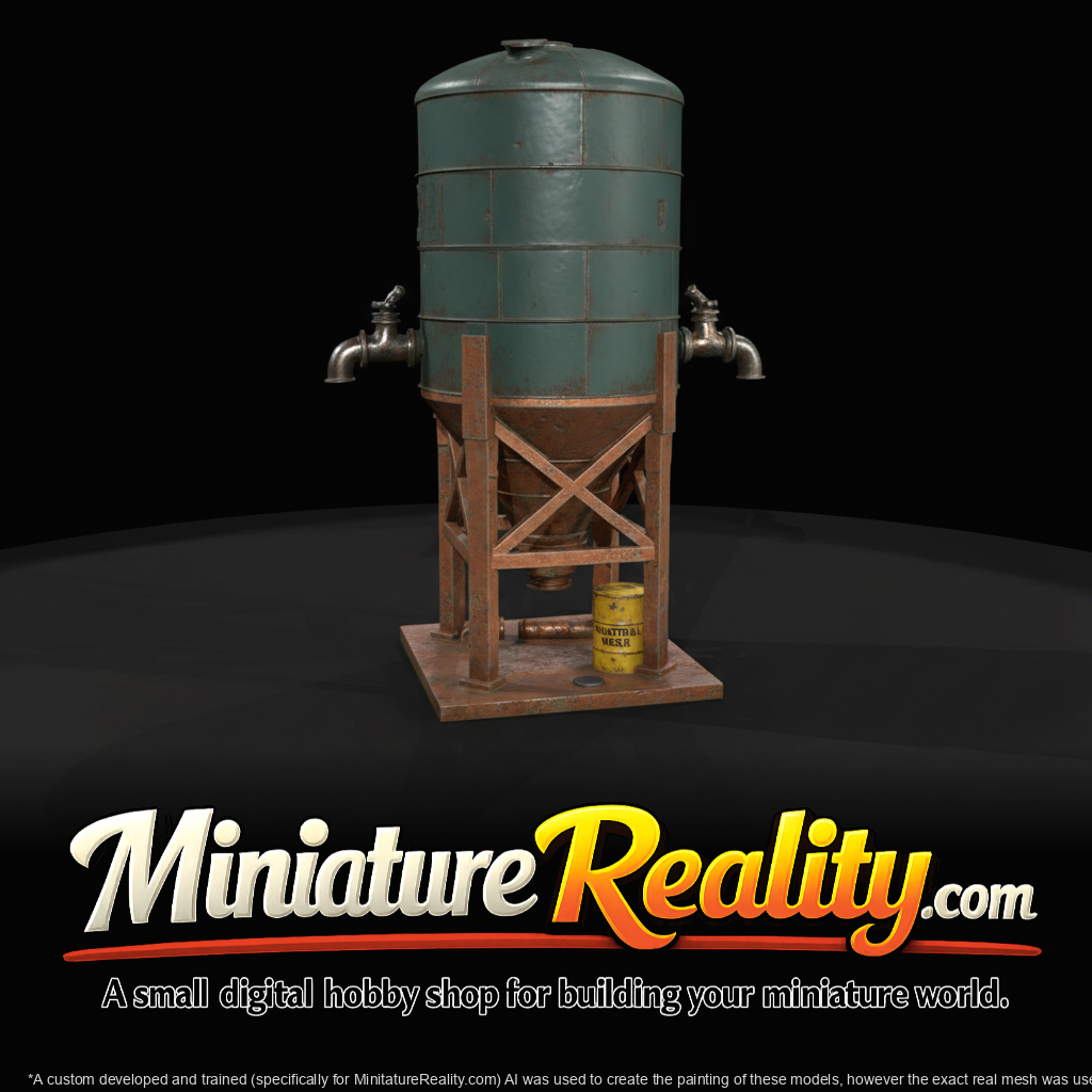 Vertical Industrial Hopper Storage Silo (estimated)