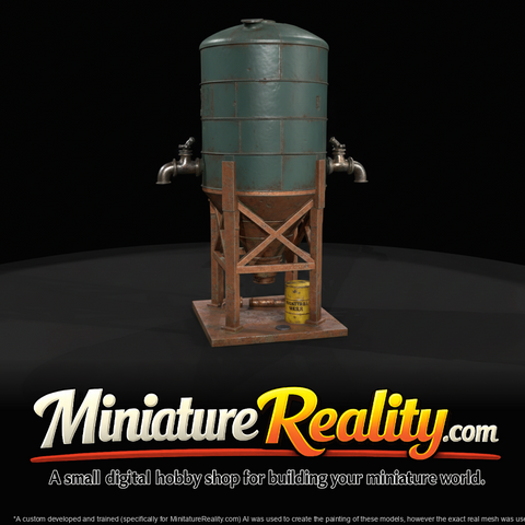 Vertical Industrial Hopper Storage Silo (estimated)