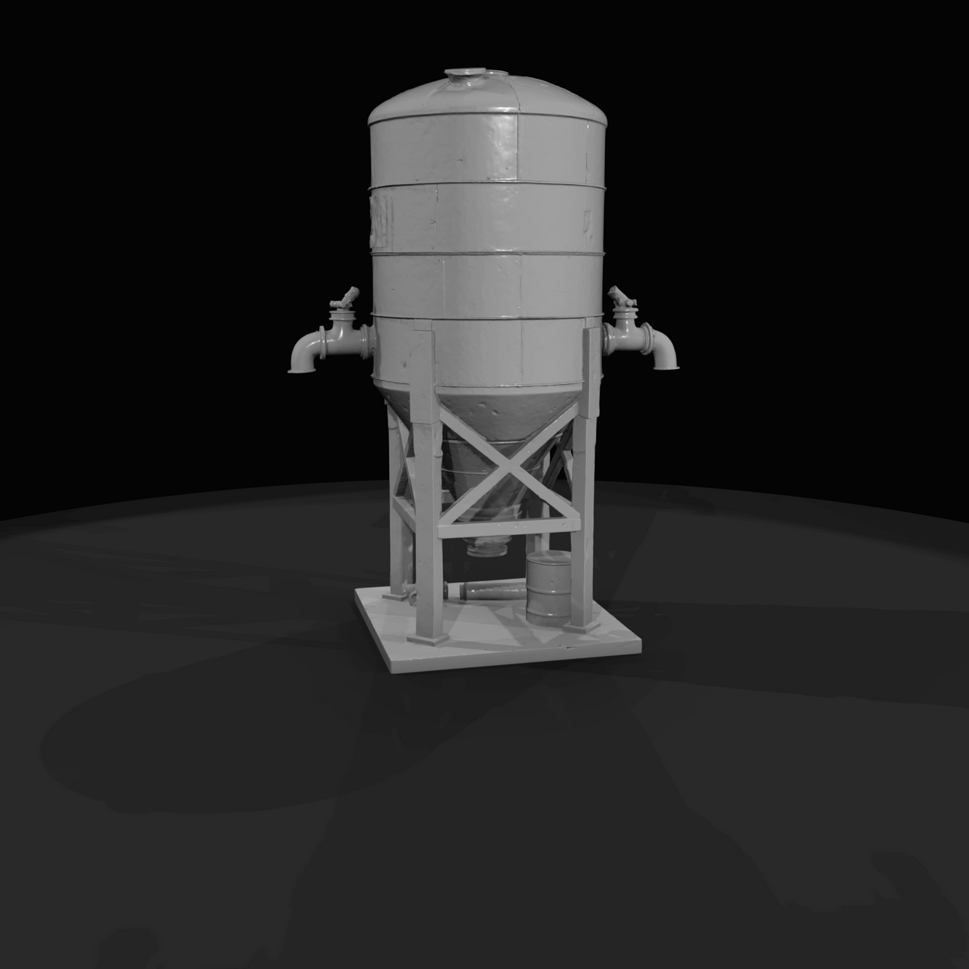 Vertical Industrial Hopper Storage Silo (estimated)