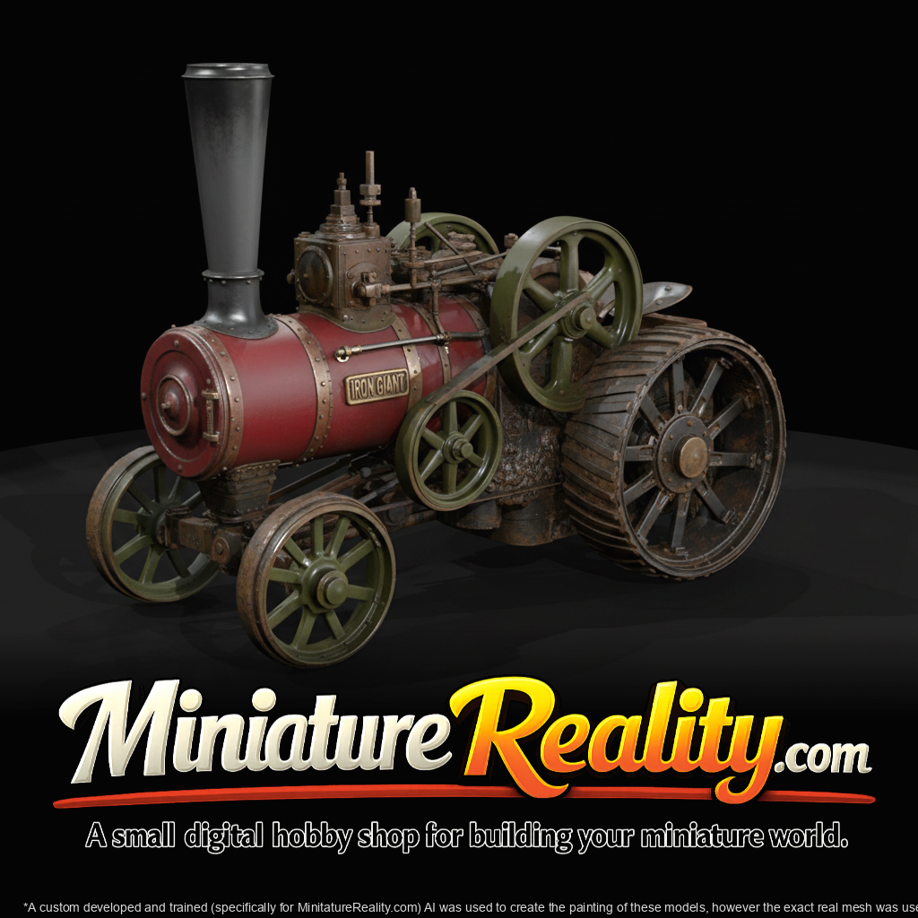 Traction Portable Steam Engine Bulldog Branded (estimated)