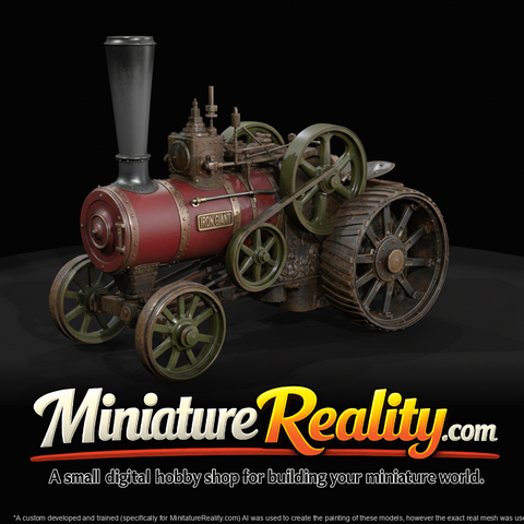 Traction Portable Steam Engine Bulldog Branded (estimated)