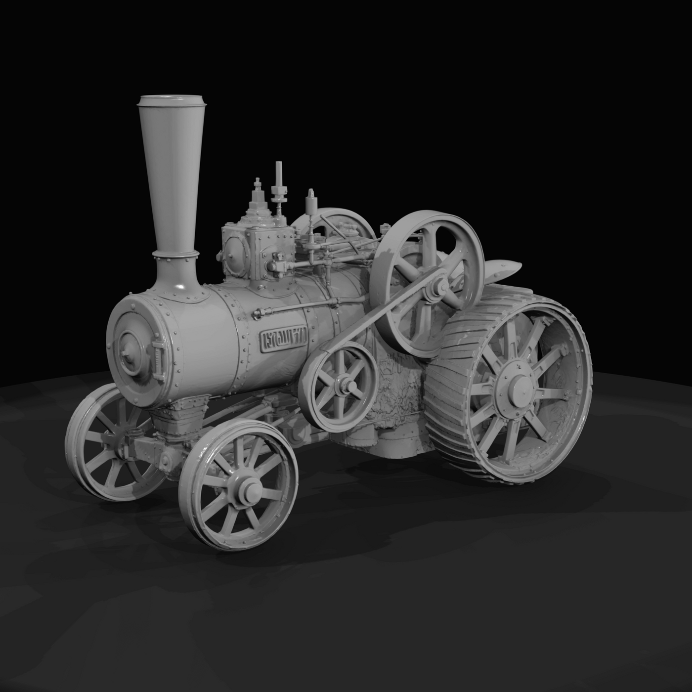 Traction Portable Steam Engine Bulldog Branded (estimated)