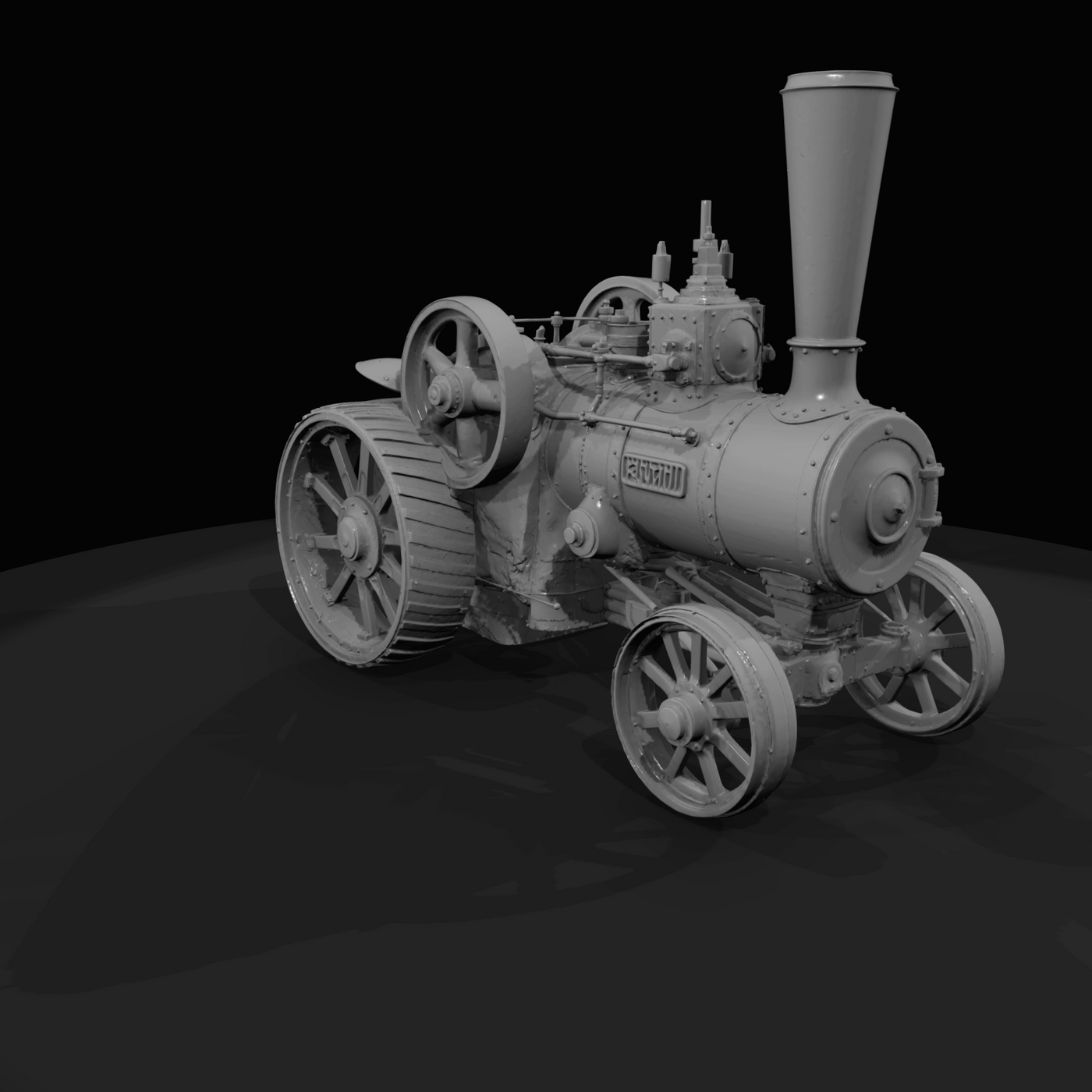 Traction Portable Steam Engine Bulldog Branded (estimated)