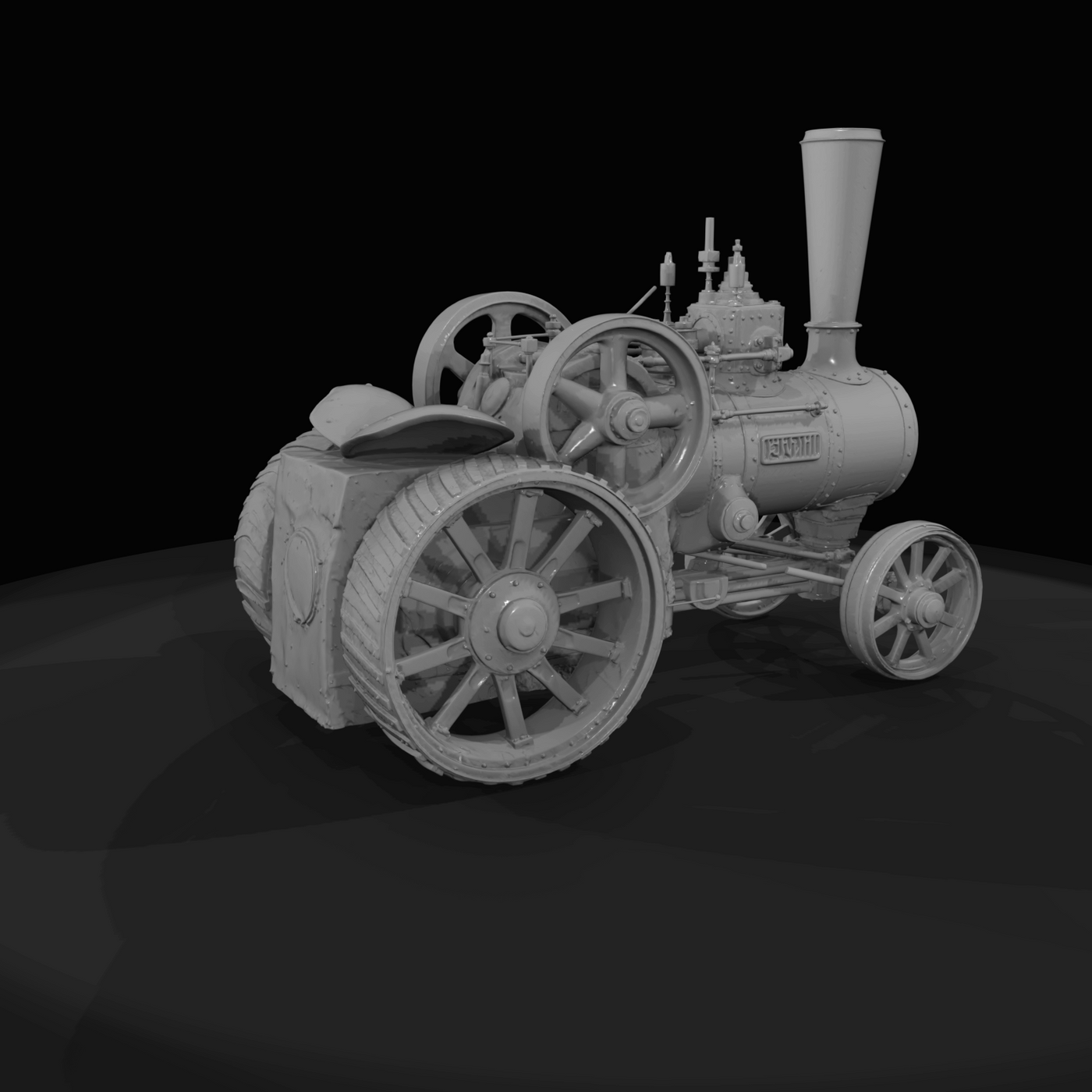 Traction Portable Steam Engine Bulldog Branded (estimated)
