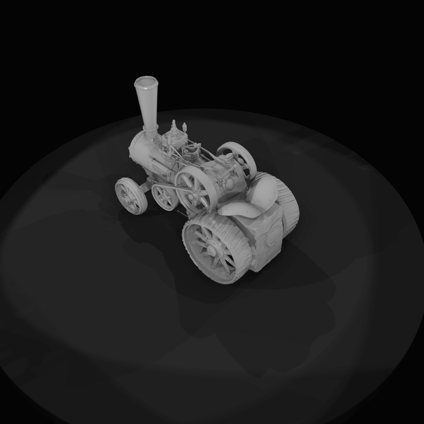 Traction Portable Steam Engine Bulldog Branded (estimated)