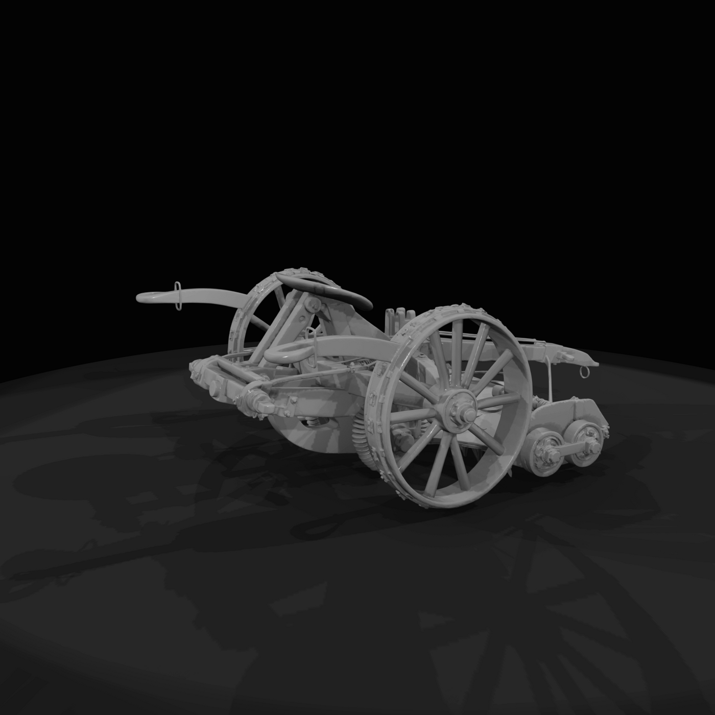 Sickle Bar Mower Horse Hand Drawn Style (estimated)