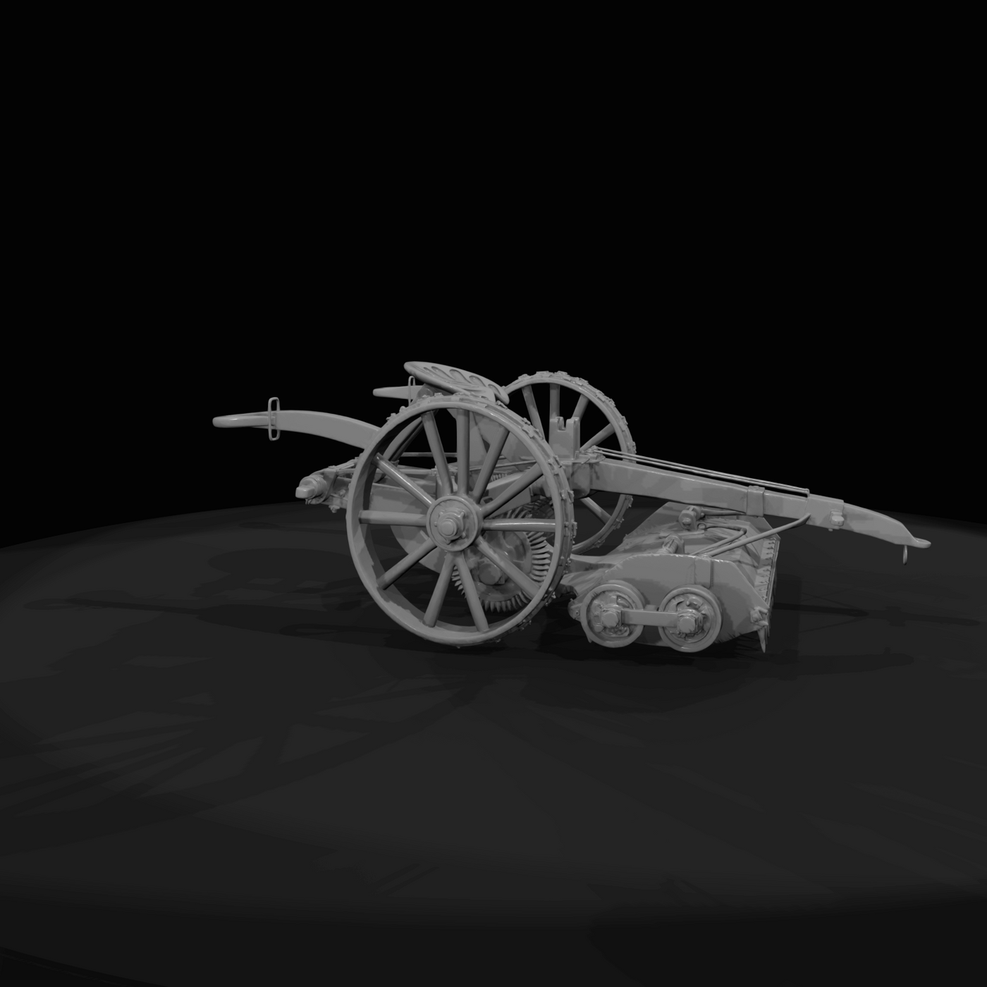Sickle Bar Mower Horse Hand Drawn Style (estimated)