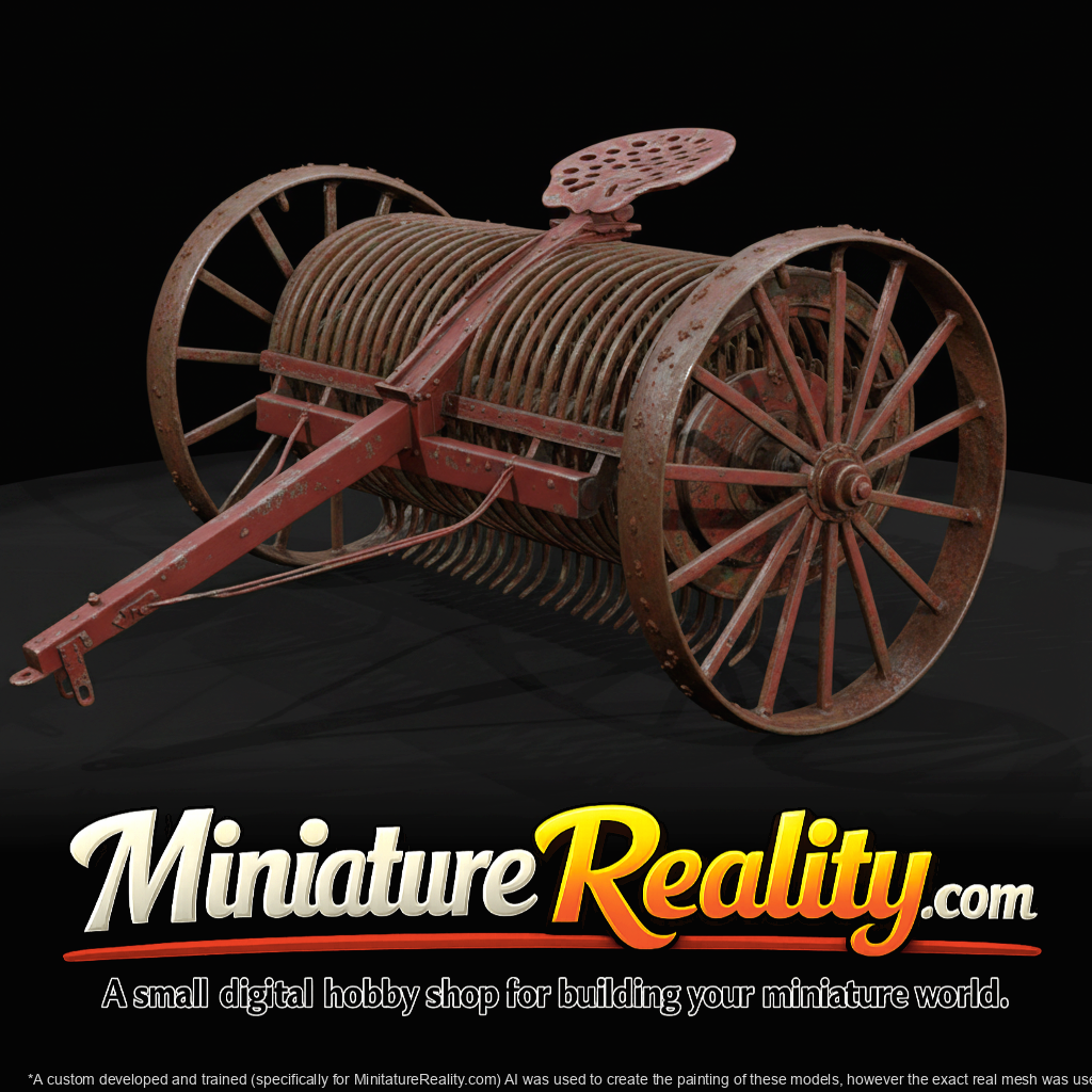 Antique Horse Drawn Hay Rake (1910s)