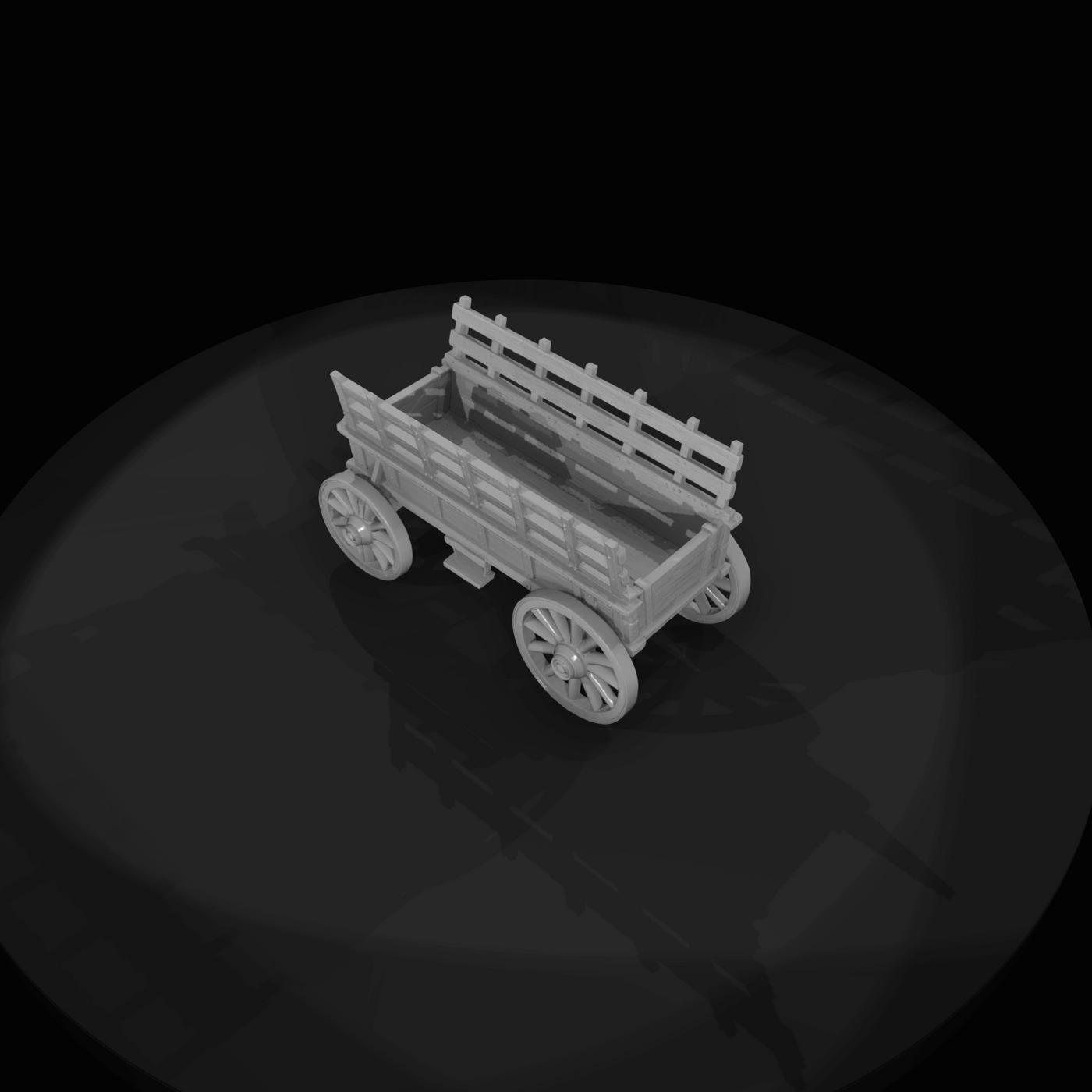 Wooden Hay Wagon