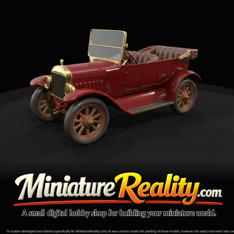 Vintage Open-Top Touring Car (1910s) — Car