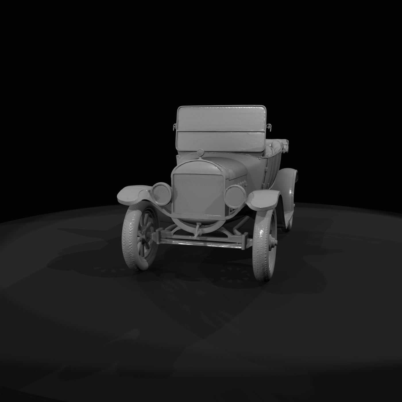 Vintage Open-Top Touring Car (1910s) — Car