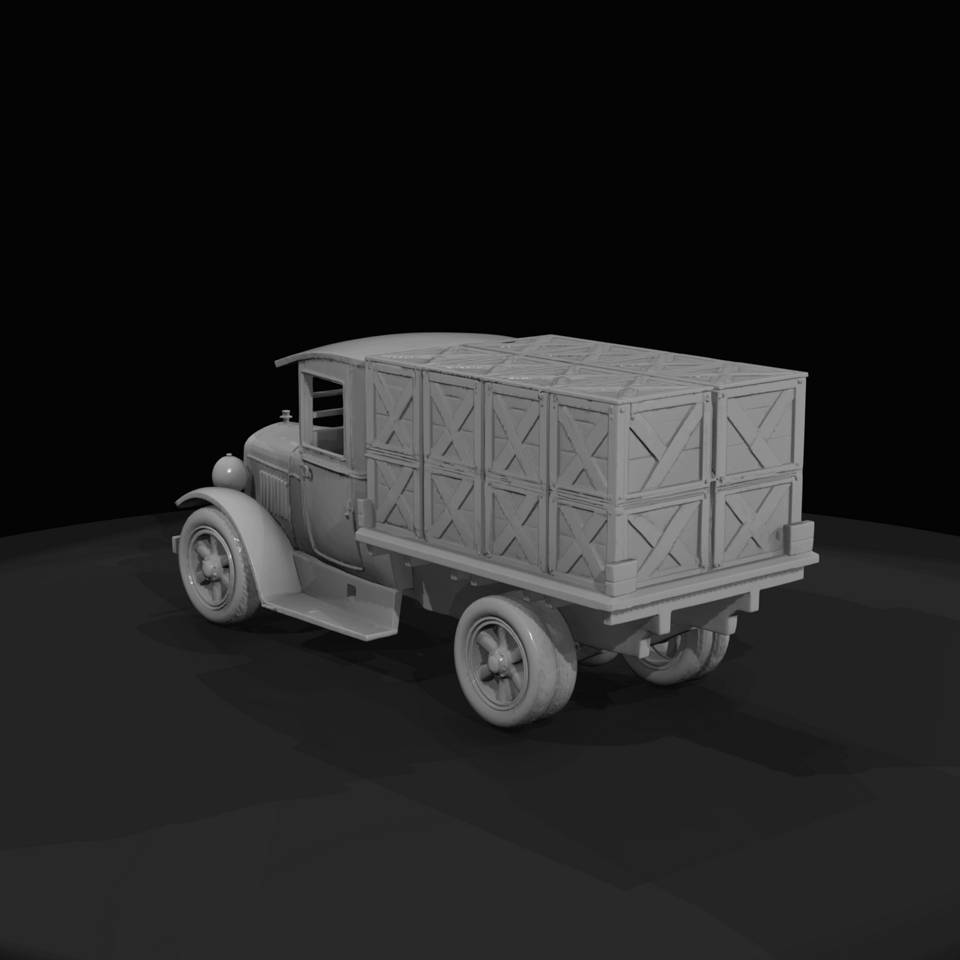 1920s Truck with Crates