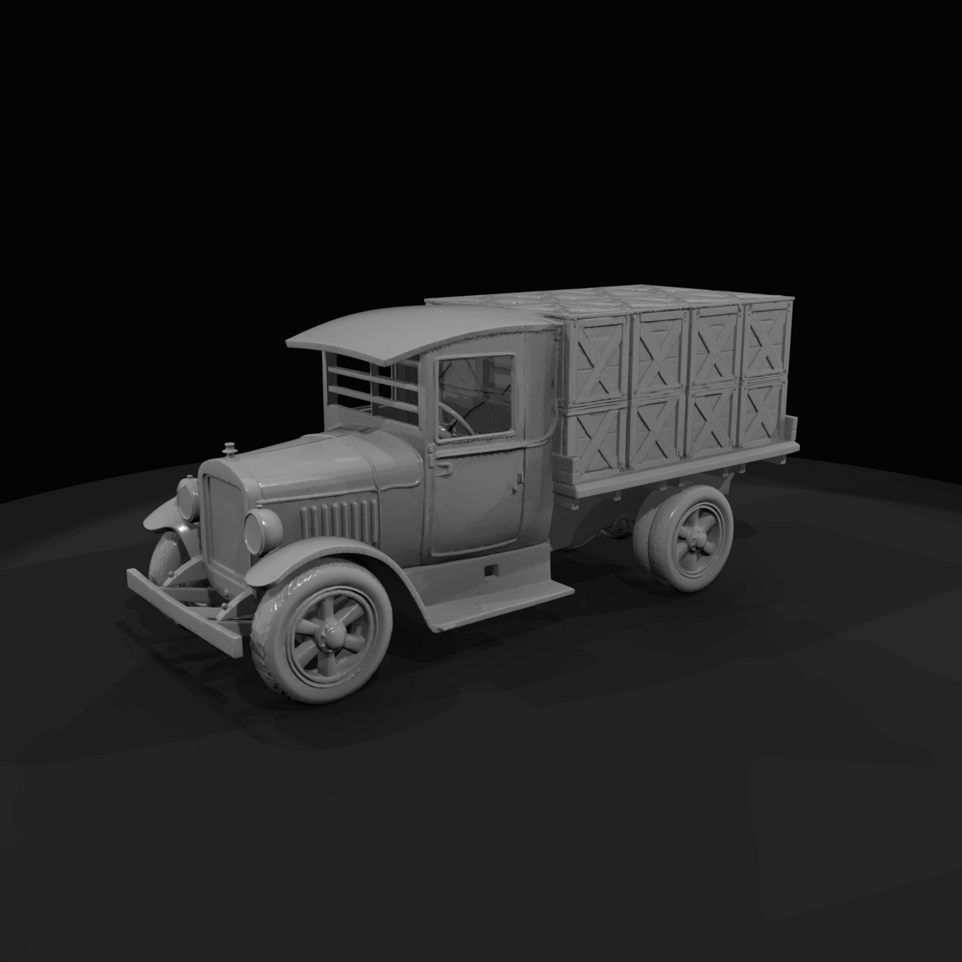 1920s Truck with Crates