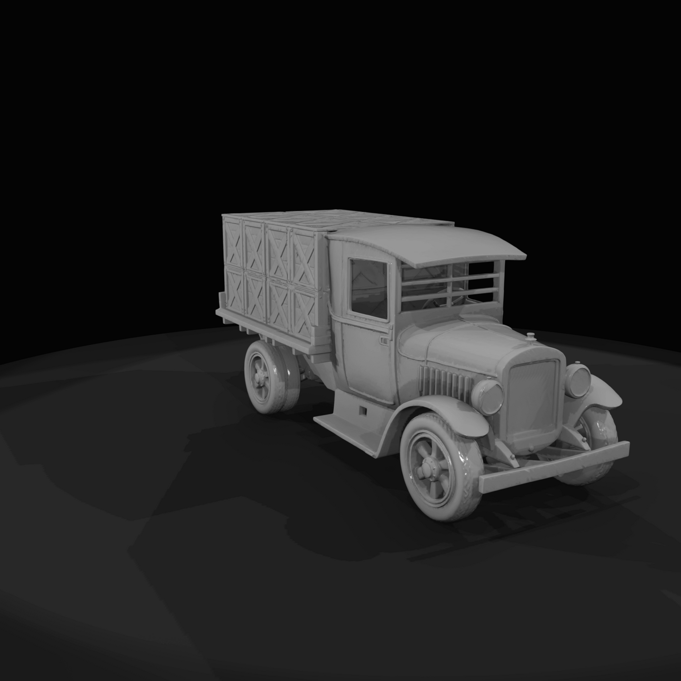 1920s Truck with Crates