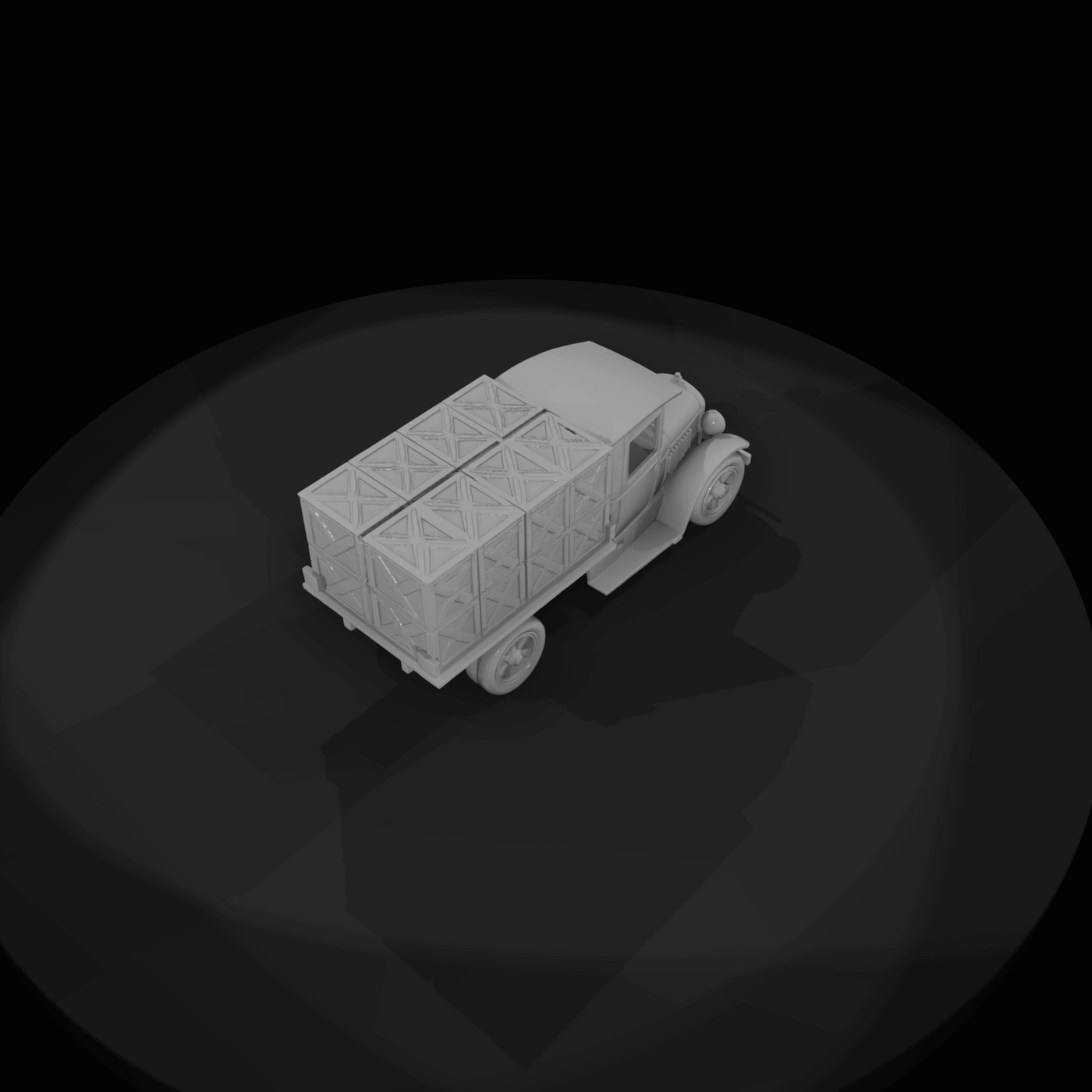 1920s Truck with Crates