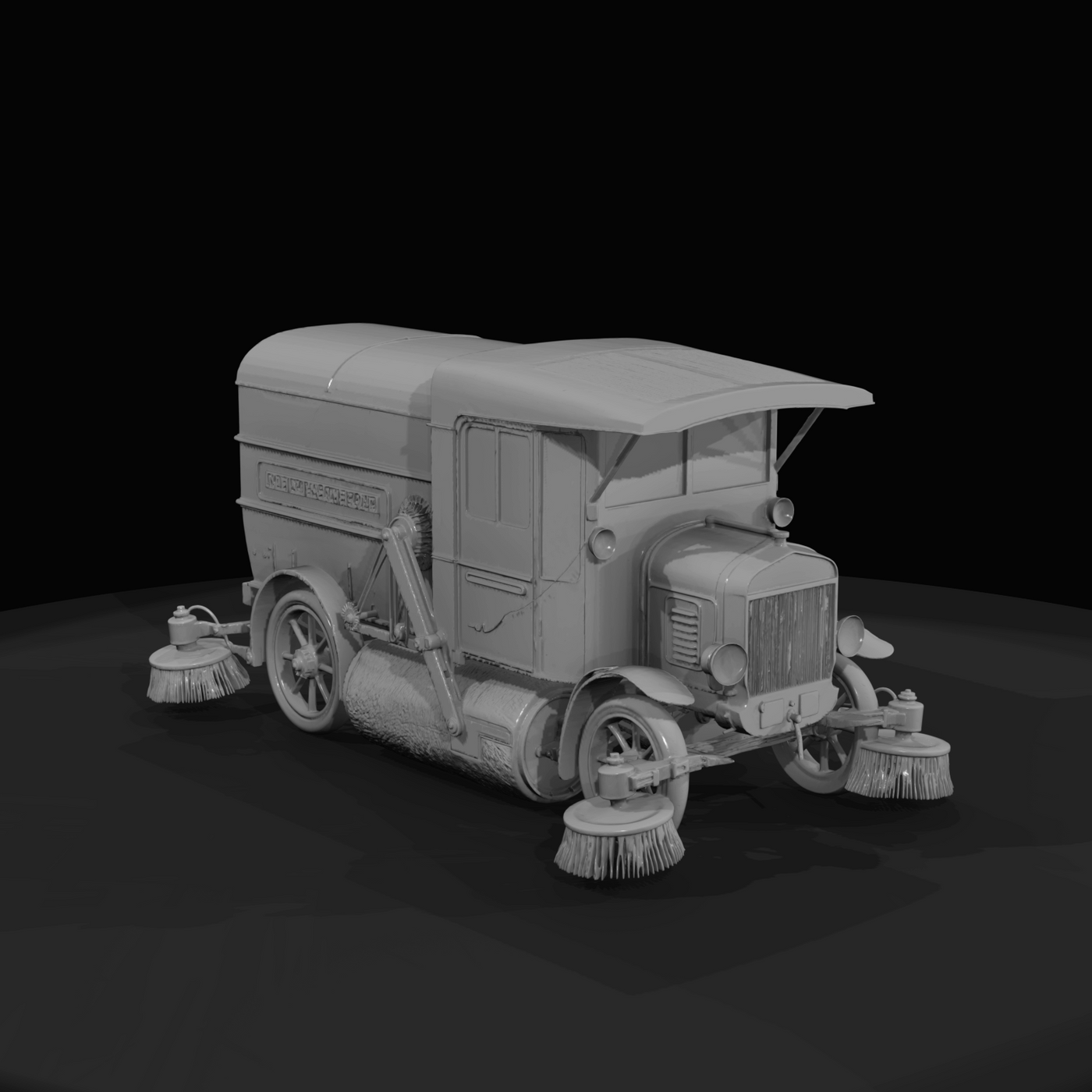 1920's Street Sweeper