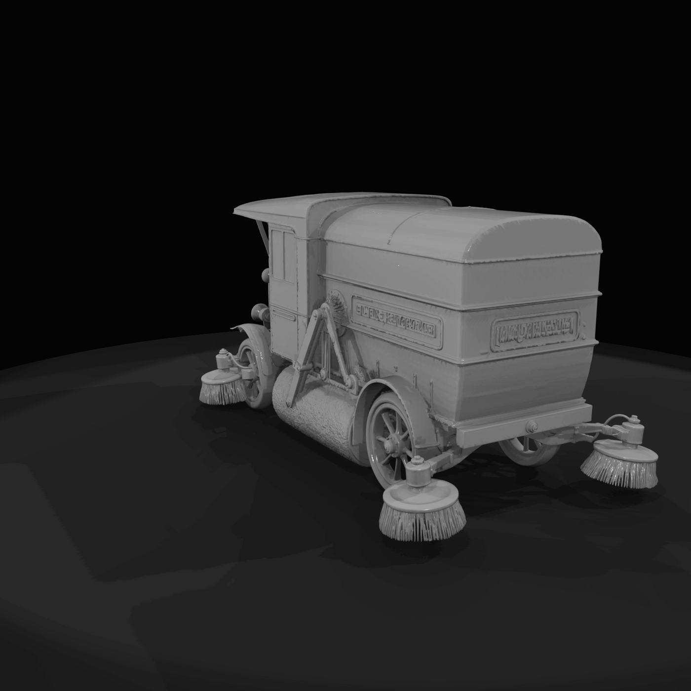 1920's Street Sweeper