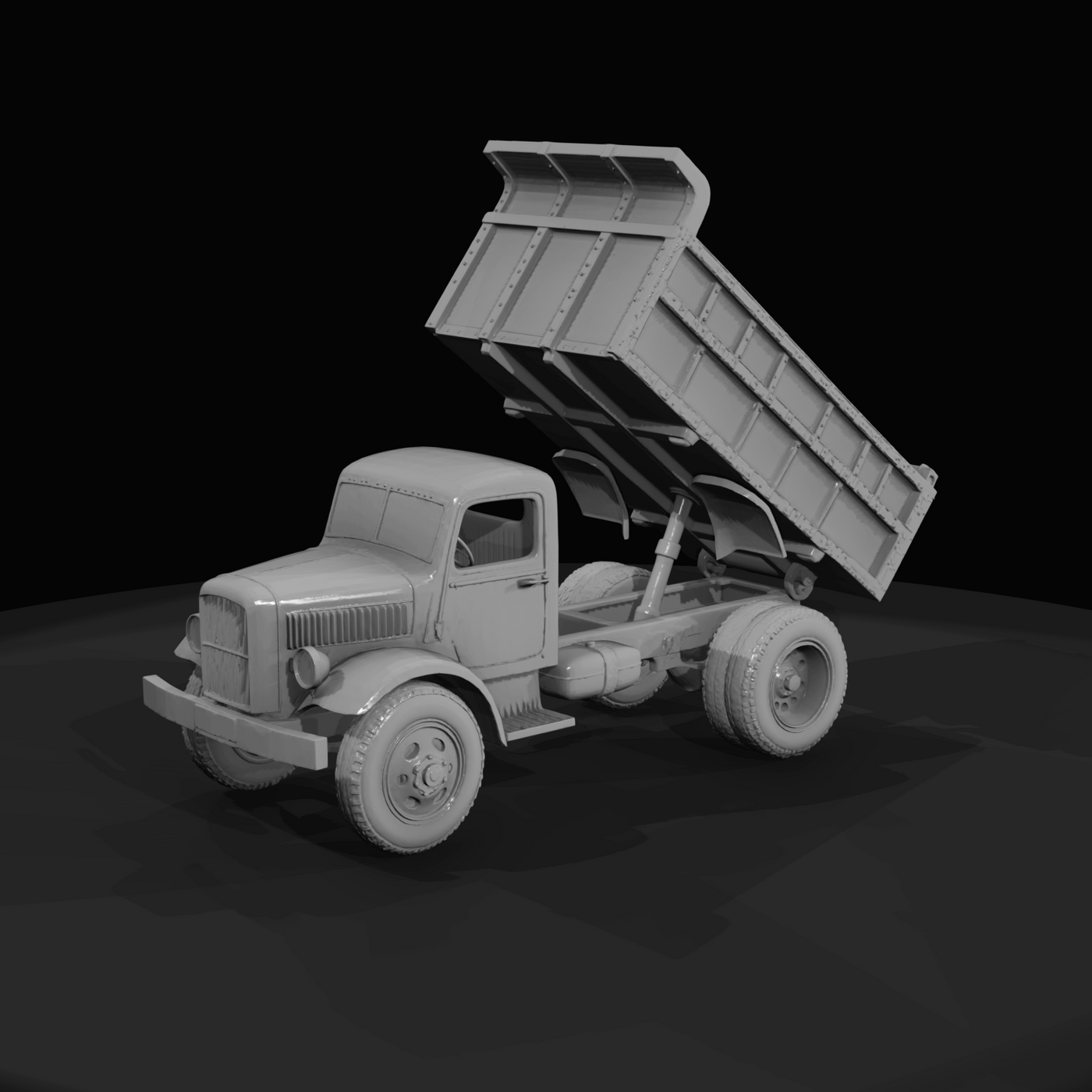 Heavy Duty Dump Truck Tipping Wagon (1930s)