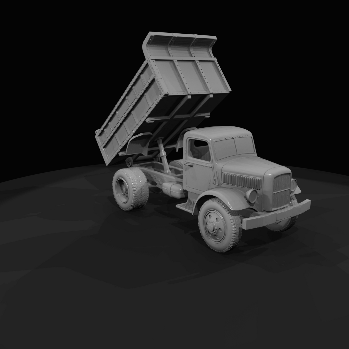 Heavy Duty Dump Truck Tipping Wagon (1930s)