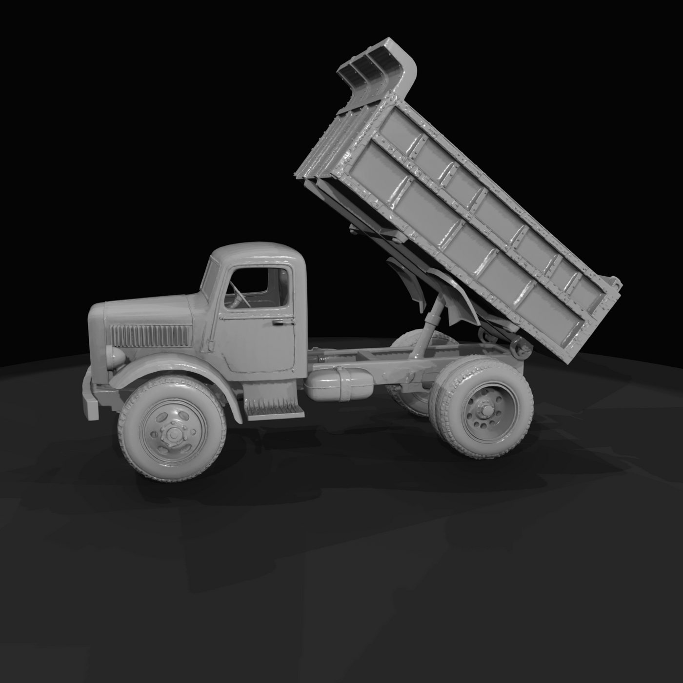 Heavy Duty Dump Truck Tipping Wagon (1930s)