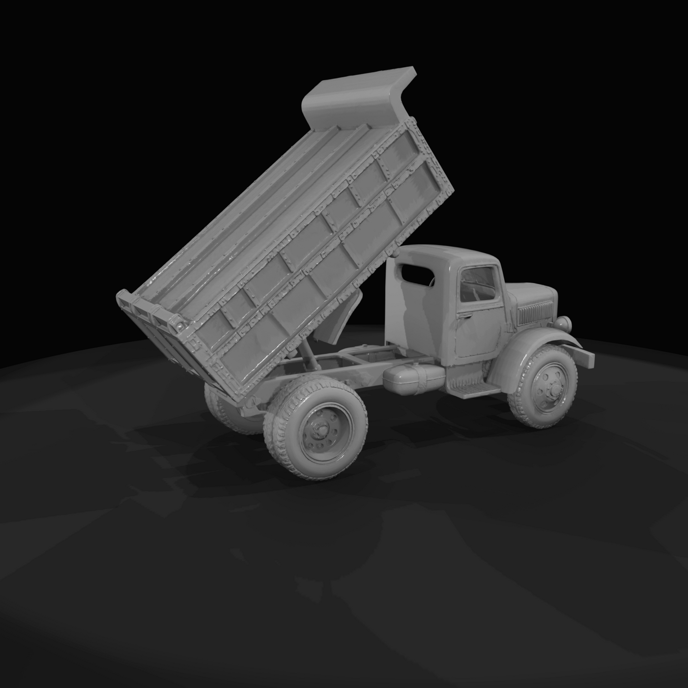 Heavy Duty Dump Truck Tipping Wagon (1930s)