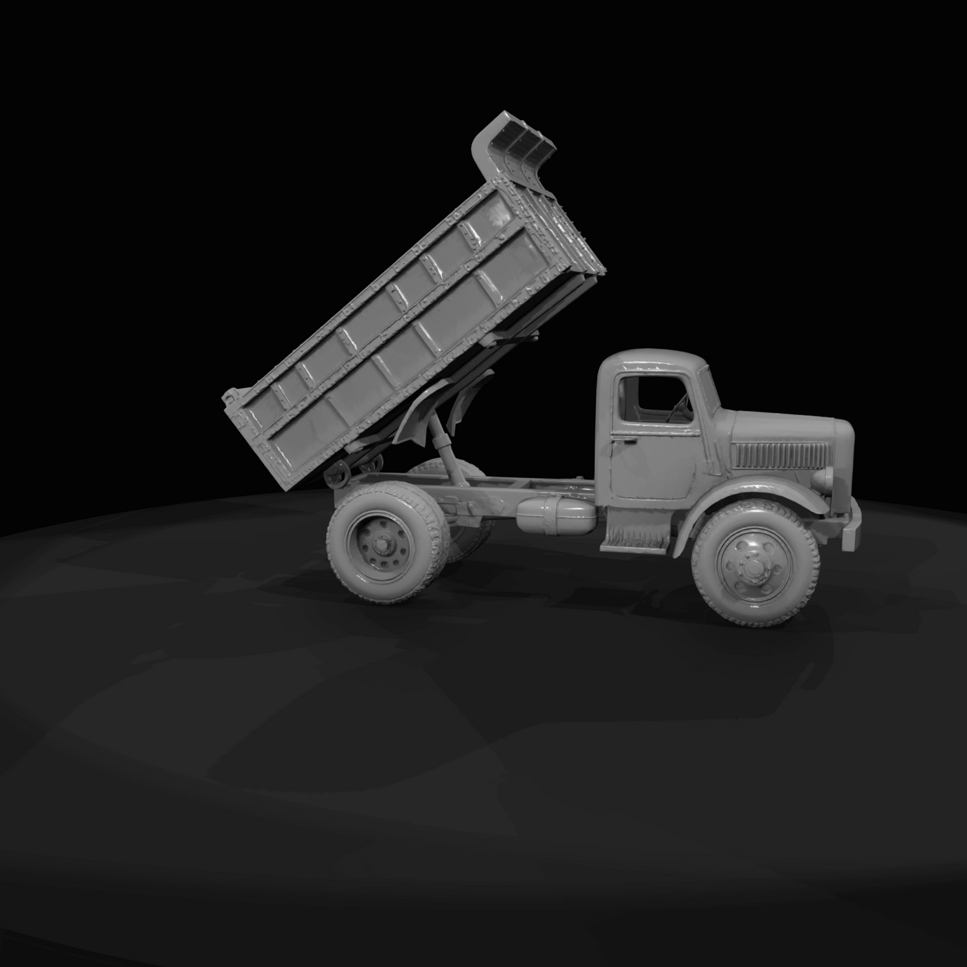 Heavy Duty Dump Truck Tipping Wagon (1930s)