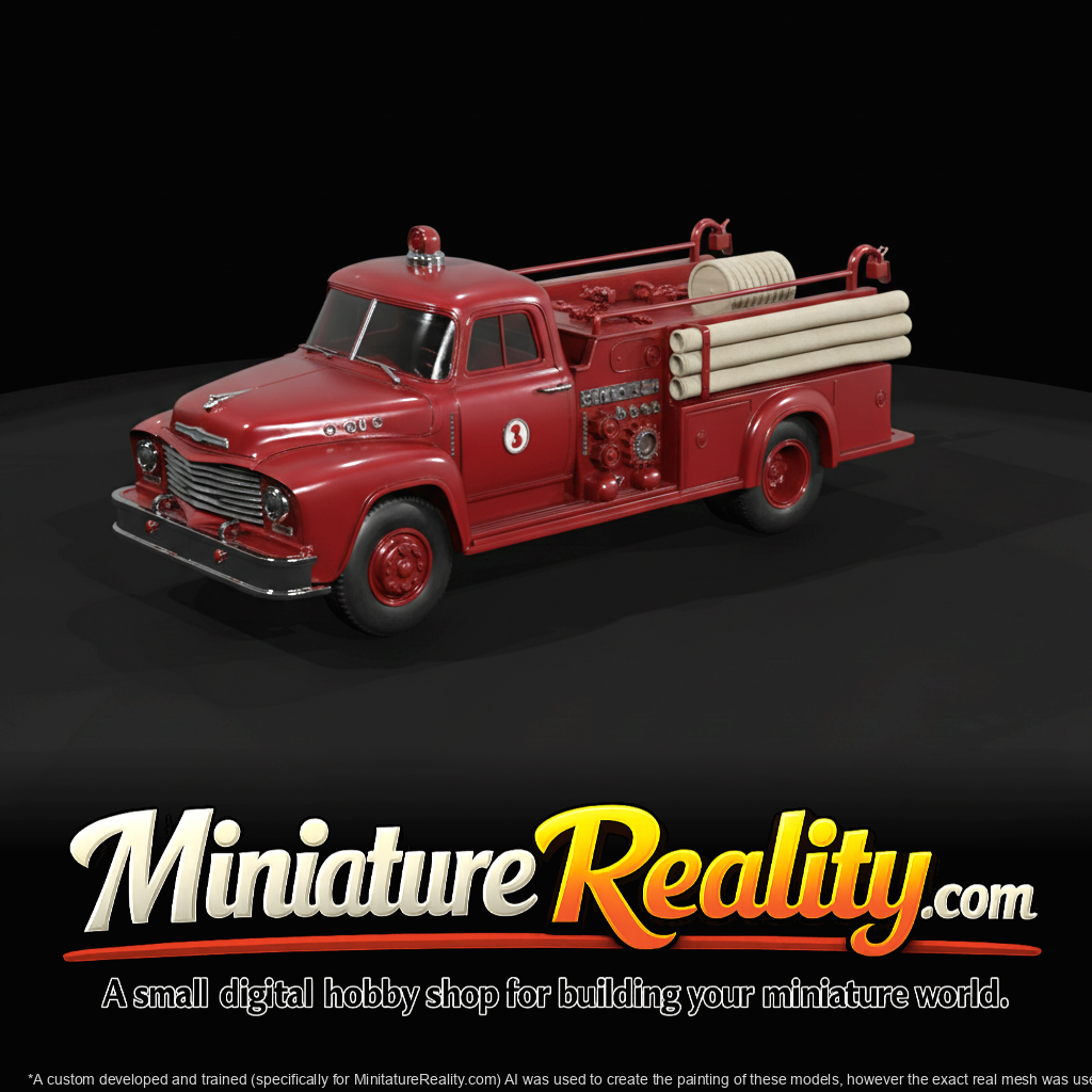 Fire Engine Pumper Truck (1950s)